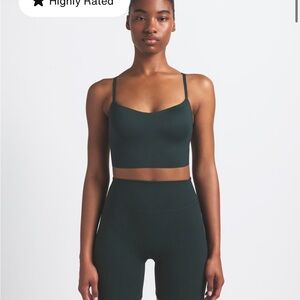 SKIMS Dark Teal Matte Biker Shorts